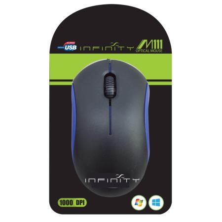 Infinity Optical mouse M111 (สีน้ำเงิน)