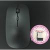 iRemax เม้าส์ไร้สาย รุ่น Slim Wireless Mouse Mice 2.4Ghz 1600dpi - Black  