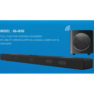 Soundbar JY Audio A9KS + ซับไร้สาย WS9 1600 วัตต์