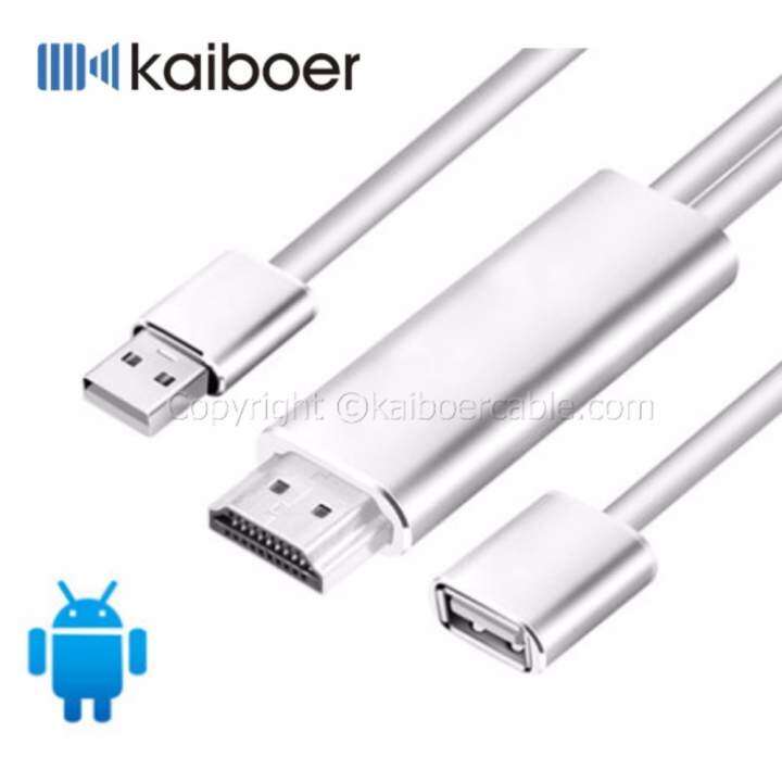 Kaiboer ػóͶ Iphone/Android 价 - USB Female to HDTV(HDMI) - Ͷ价  HiEnd Ҿ§Ѵ ѺСѹ Ѻ Android 4.4   iOS 9 
