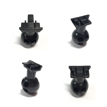 ขากล้องติดรถยนต์แบบยึดแกนกระจกมองหลังหัวสไลส์ล็อคขนาดหัว 12mm. x 12mm.