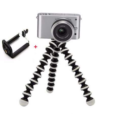 ขาตั้งกล้อง หนวดปลาหมึก Gorillapod Flexible Tripod Octopus tripod (Size S) แถมฟรี ที่หนีบโทรศัพท์