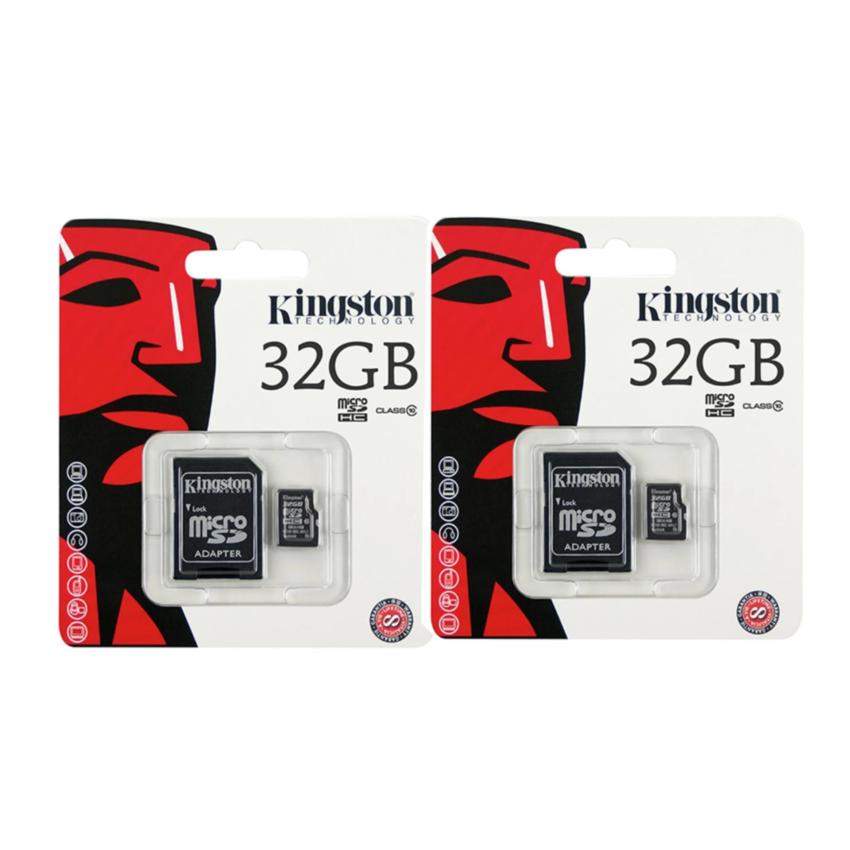 Kingston Kingston Memory Card Micro SD SDHC 32 GB Class 10  คิงส์ตัน เมมโมรี่การ์ด 32 GB 2pcs