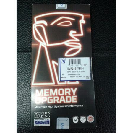RAM N/B KINGSTON KVR24S17S6/4 4GB PC4-2400 260-Pin SODIMM
