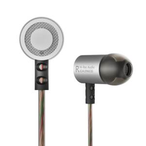 KZ ED4 หูฟังเสียงใส เบสหนัก สายถัก LC-OFC 56 Core (Silver)