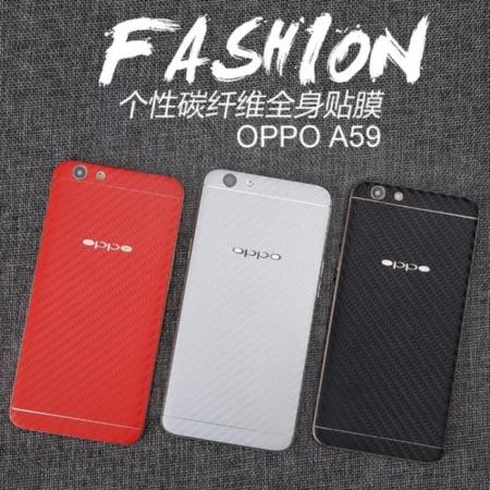 Leeco OPPO F1s เต็มรูปแบบสติกเกอร์คาร์บอนไฟเบอร์ผู้คุ้มครอง (สีแดง) - นานาชาติ