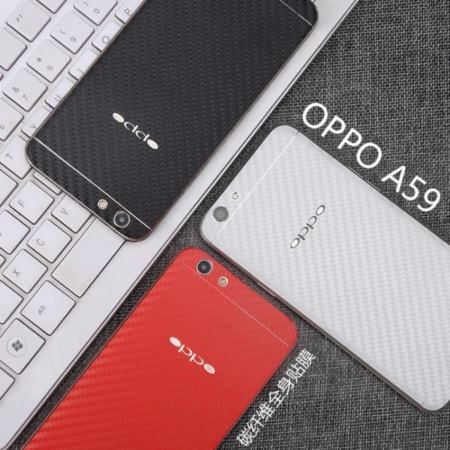 Leeco OPPO F1s เต็มรูปแบบสติกเกอร์คาร์บอนไฟเบอร์ผู้คุ้มครอง (สีแดง) - นานาชาติ