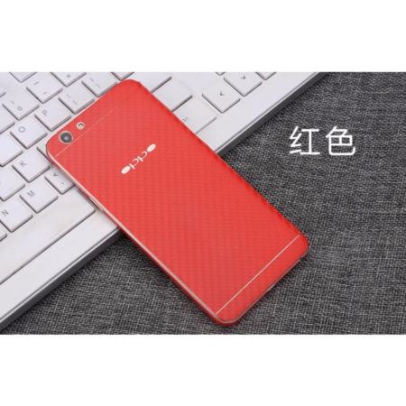 Leeco OPPO F1s เต็มรูปแบบสติกเกอร์คาร์บอนไฟเบอร์ผู้คุ้มครอง (สีแดง) - นานาชาติ