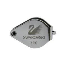 Lens. กล้องส่องพระ Swarovski เงิน 10x18mm  2ชั้น รหัส L27