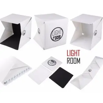 รีวิว Light Room Mini photo studio กล่องถ่ายภาพ สตูดิโอขนาดเล็ก พับเก็บได้ 24cm  พร้อมไฟ LED ในตัว pantip