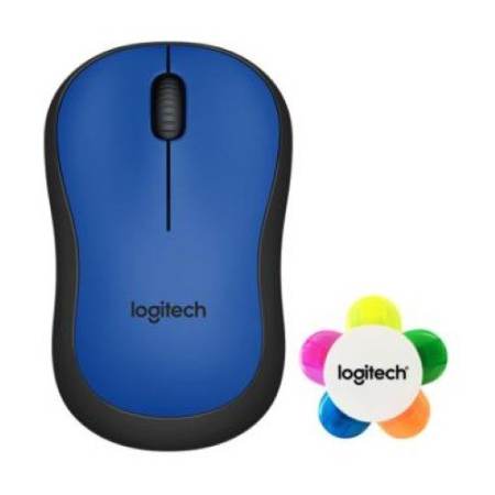 Logitech M221 Silent Wireless สีน้ำเงิน