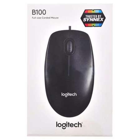 ประกันศูนย์ 3 ปี!!! Logitech Mouse USB (สีดำค่ะ)