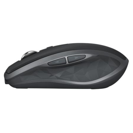 Logitech ลอจิเทค Wireless Mouse เม้าส์ไร้สาย 2 ระบบ Bluetooth และ Unifying รุ่น MX Anywhere 2S ใช้งานได้ทุกพื้นผิว - BLACK - รับประกัน 1 ปี