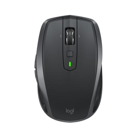 Logitech Wireless Mouse รุ่น MX Anywhere 2S New 2017ใช้งานได้ทุกพื้นผิว - BLACK (สีเทาดำ) - รับประกันศูนย์ 1 ปี