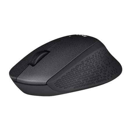 Logitech ลอจิเทค Wireless Mouse Silent Plus เม้าส์ไร้สาย M331- ปุ่มเงียบ Black สีดำ - รับประกัน 1 ปี