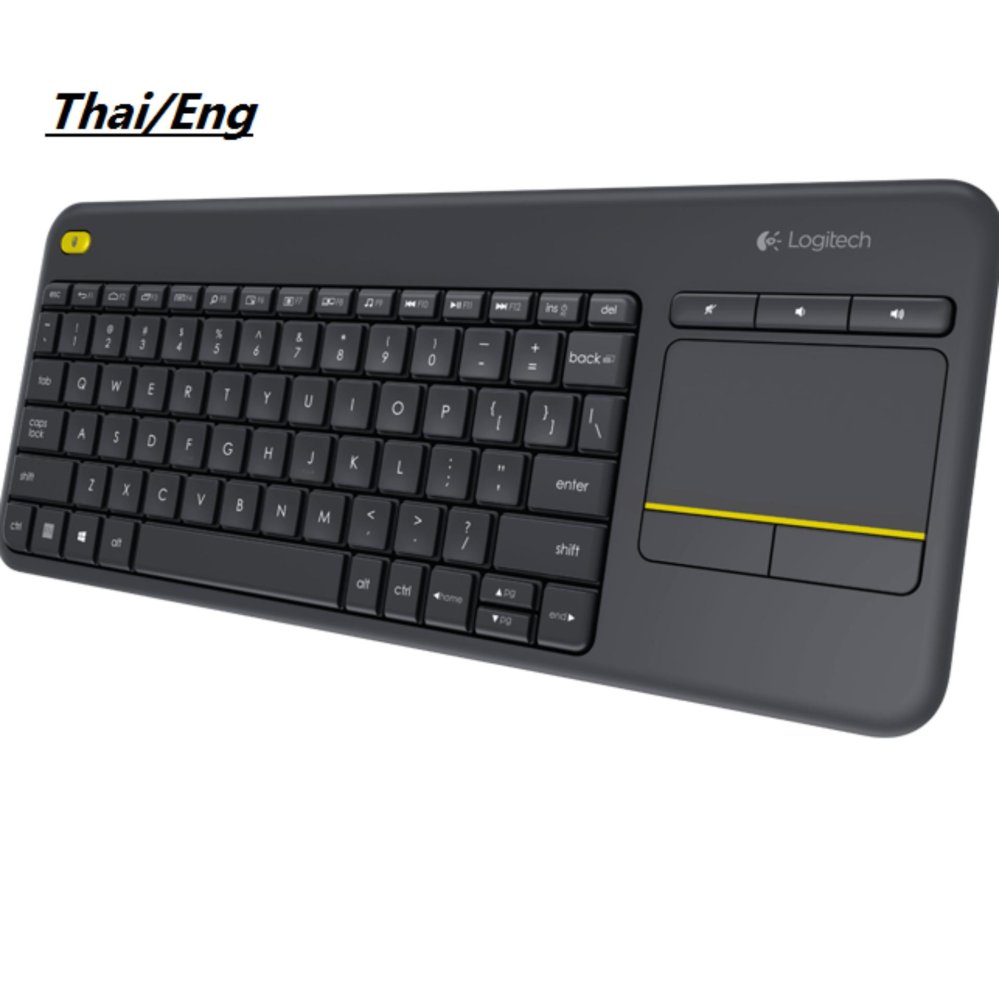 Logitech Wireless Touch Keyboard K400 Plus TH/EN (BLACK)