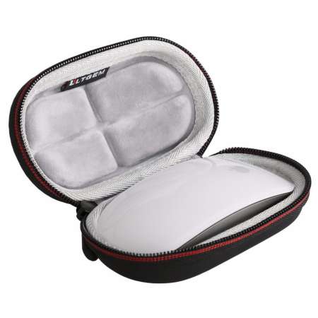 LTGEM Portable Hard EVA Storage Case for Apple Magic Mouse 1/2 with Mesh pocket Fits Plug  Cables - intl