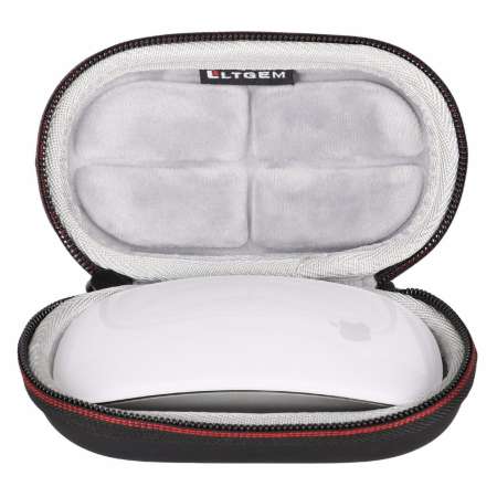 LTGEM Portable Hard EVA Storage Case for Apple Magic Mouse 1/2 with Mesh pocket Fits Plug  Cables - intl