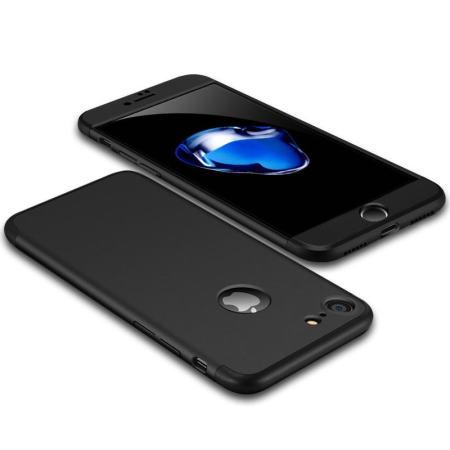Luxury Slim 3 ใน 1 เคสป้องกันแบบไฮบริดเคสแข็งสำหรับ Apple IPhone 6/6 วินาทีเต็มรูปแบบ 360 องศาฝาหลังกรณีสี: สีดำ - INTL