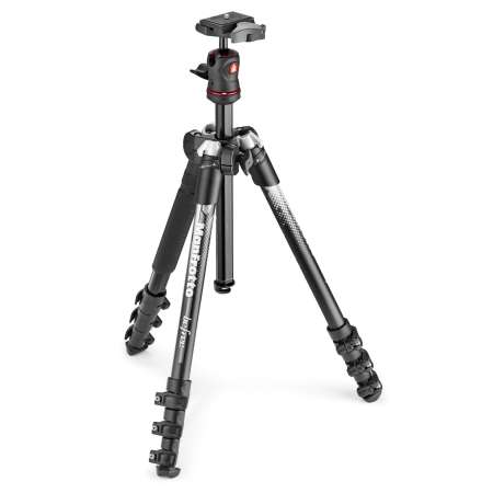  Manfrotto BeFree Color Aluminum Travel Tripod (Grey) 