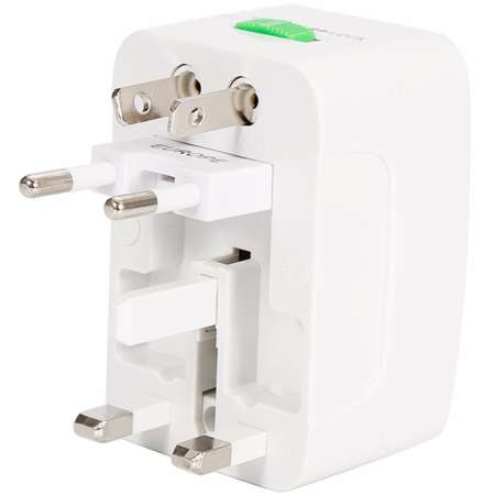 MEGA Universal Plug Travel Adapter หัวปลั๊ก เอนกประสงค์ Thai/USA/UK/Japan MG0103(White)  