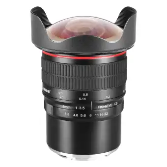 โปรโมชั่น Meike 8mm f/3.5 Wide Angle Fisheye Lens for for Fujifilm X-A1 X-A2 X-E1 X-E2 X-E2S X-M1 X-T1 X-T10 X-Pro1 X-Pro2 - intl pantip