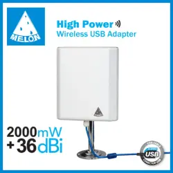Outdoor & Indoor Usb Wifi Adapter Hight Power ตัวรับ Wfi ระยะไกล สัญญาณแรง  - Connect Solution & Technology - Thaipick