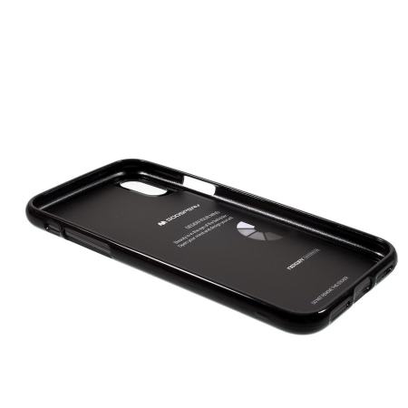 ปรอท GoosPery ผงกากเพชร TPU เจลสำหรับ iPhone X 5.8 นิ้ว - สีดำ - INTL