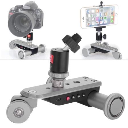 Mini Motorized Electric Track Slider Motor Dolly Truck Car for Camera Camcorder DV - intl Mini Motorized Electric Track Slider Motor Dolly Truck Car for Camera Camcorder DV - intl