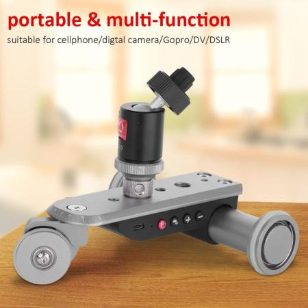 Mini Motorized Electric Track Slider Motor Dolly Truck Car for Camera Camcorder DV - intl Mini Motorized Electric Track Slider Motor Dolly Truck Car for Camera Camcorder DV - intl