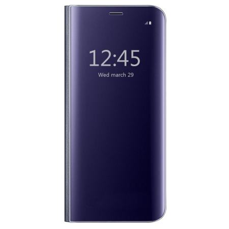 Mooncase Samsung Galaxy J7 PRIME Case, Pro Flip Specular Mirror ปกคลุมด้วยสมาร์ท Sleep Purple Mooncase Samsung Galaxy J7 PRIME Case, Pro Flip Specular Mirror ปกคลุมด้วยสมาร์ท Sleep Purple
