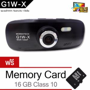 Morestech กล้องติดรถยนต์ รุ่น G1W NT96650  (Black) ฟรี Memory Card 16 GB Class10