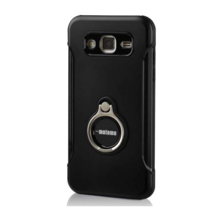 Motomo เคส  Samsung Galaxy J2 / J200 / J2 2015  รุ่น Shining Series ชนิด ฝาหลังมีแหวน กันกระแทก  ด้านนอก แข็ง ด้านใน นิ่ม  ตั้ั้งไม่ได้