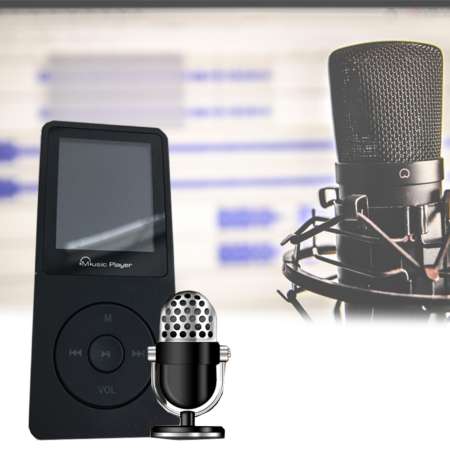 เครื่องอัดเสียง เครื่องบันทึกเสียง MP3 player (8 GB)  บันทึกเสียง Voice Recorder อัดเสียง