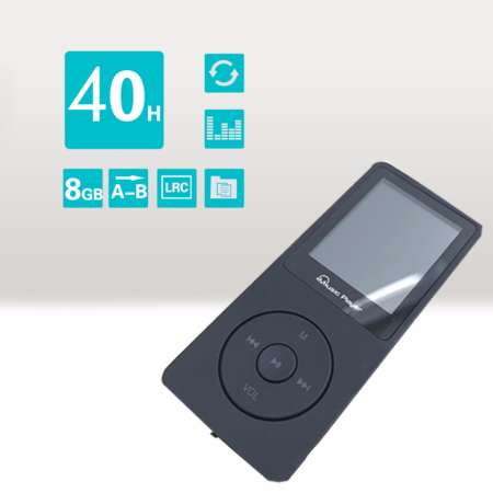 เครื่องบันทึกเสียงทรง อัดเสียง  MP3 player สีดำ (8 GB)