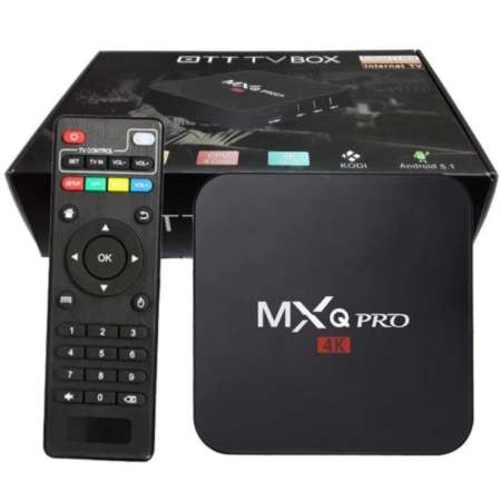 MXQ Pro Smart Box Android 6.0 Amlogic S905 4K Quad Core 64bit 1GB/8GB by Egreat (สีดำ)  