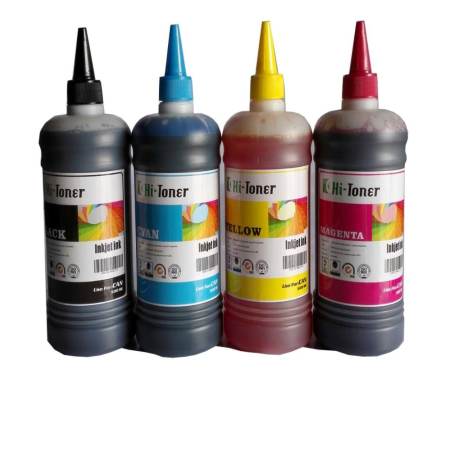 น้ำหมึก Hi-toner 500ml 4 สี สำเครื่องพิมพ์ canon inkjet ทุกรุ่น