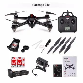   NEW MJX B2W Bugs 2W 2.4G 6-Axis GPS Brushless Wifi Dron with 1080p HD Camera Rc Helicopter pantip