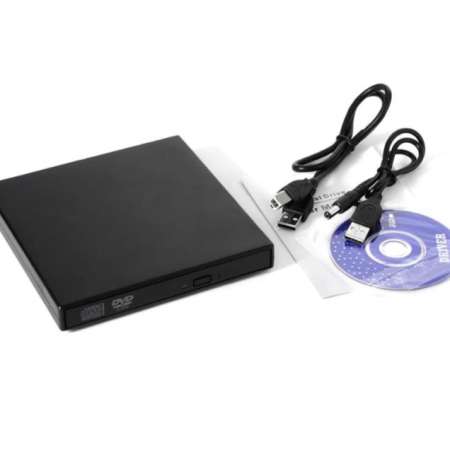 New USB 2.0 External DVD Combo CD-RW Burner Drive CD±RW DVD ROM Black - intl