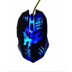 Nubwo Predator เมาส์มีไฟ 7 สี Optical Mouse รุ่น Nm-75 (สีดำ)