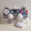  OKER JOY PSII Playstation2 จอยใช้กับเครื่องเพลย์ทู รุ่น PSII- 710 (สีขาวใส) White