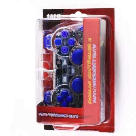  Oker จอยสำหรับเครื่อง Playstation2 JOY PSII รุ่น PSII-710 สีฟ้าไส  