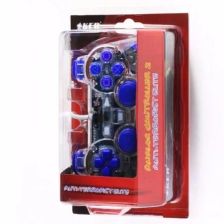 Oker จอยสำหรับเครื่อง Playstation2 JOY PSII รุ่น PSII-710 สีฟ้าไส  