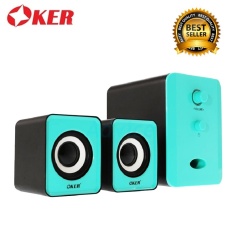 OKER ลำโพง USB Multimedia Speaker Micro 2.1 650W SP-835(สีฟ้า)