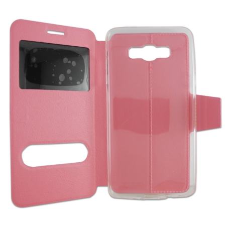 Onjess เคส  Samsung Samsung galaxy J7 (2016) / J710 / Galaxy J710 รุ่น Window Series ชนิด เปิดปิด เจาะช่อง  ฝาหลังนิ่ม TPU  ตั้ั้งได้