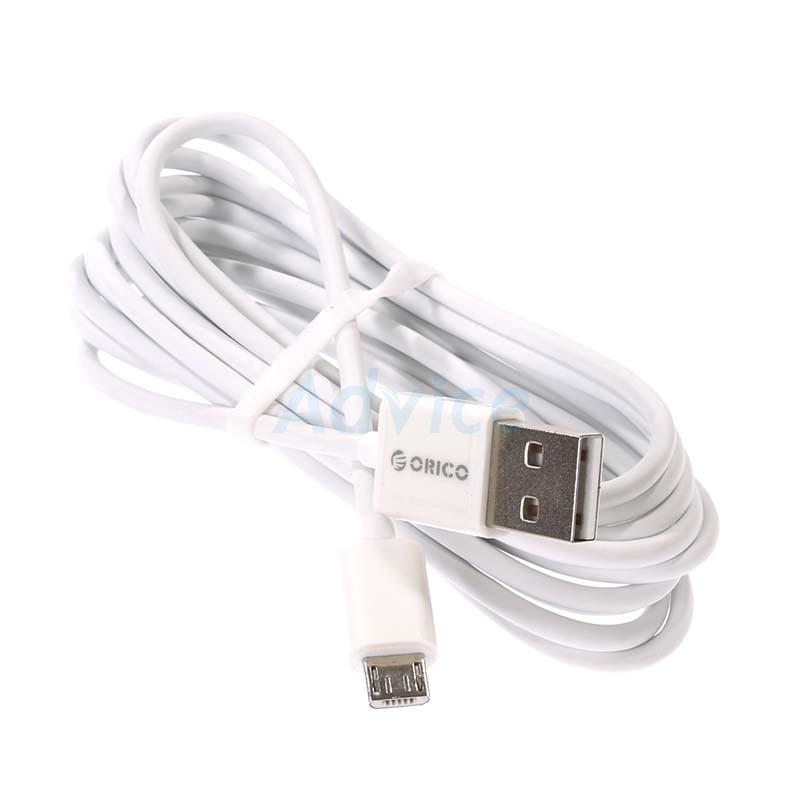 ORICO Cable USB To Micro USB (2M,ADC-20) สายชาร์จ White