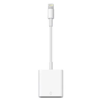 รีวิว OTG SD Card Reader Digital Camera Reader Adapter Cable for iPhone 5/6/7 and iPad White - intl รีวิว