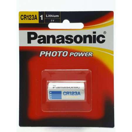 สินค้าใหม่แกะกล่อง Panasonic CR-123A Lithium 3V ถ่านกล้องถ่ายรูป ก้อนสีขาว 1PACK
(1 ก้อน) Hot Promotion