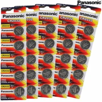 ข้อมูล Panasonic ถ่านกระดุม lithium CR2032 (5 แพ็ค 25 ก้อน) pantip