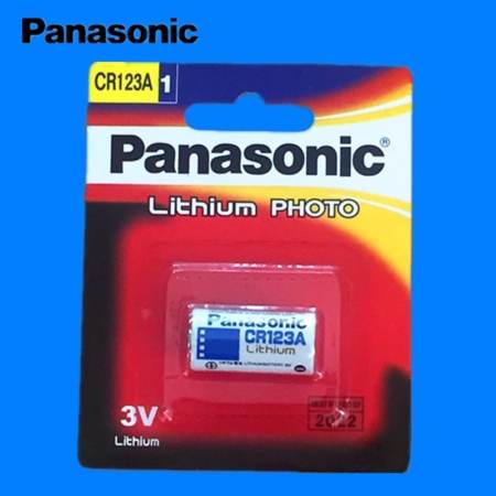 Panasonic ถ่านกล้องถ่ายรูป CR123A Lithium 3V - สีขาว (5pcs and 10pcs)(CR123A 10 ก้อน)  